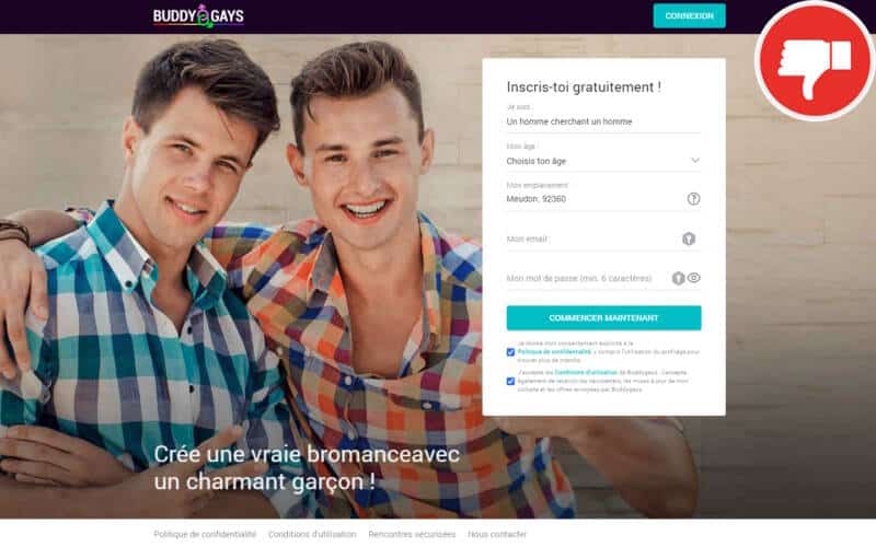 Évaluation BuddyGays.com Arnaque