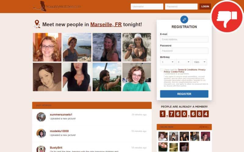 Evaluation NaughtyMatches.com Arnaque