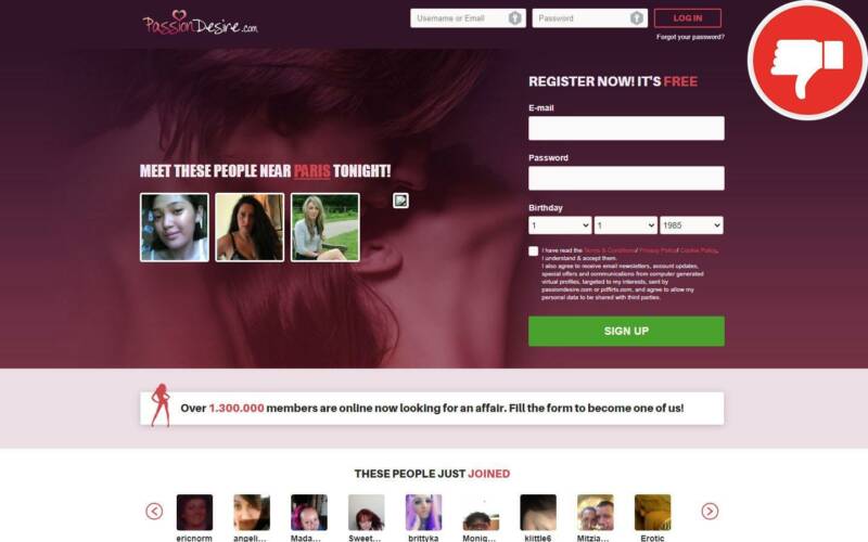 Evaluation PassionDesire.com Arnaque