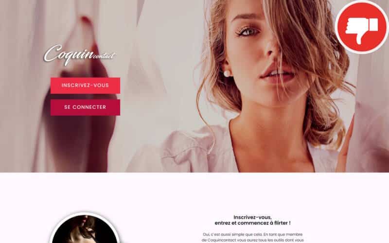 Évaluation CoquinContact.com Arnaque