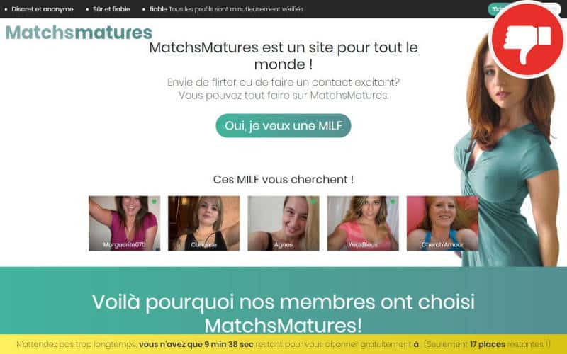 MatchsMatures.com Abzocke