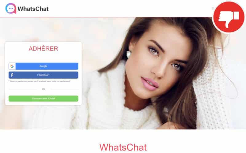 Évaluation WhatsChat.com Arnaque