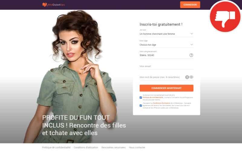 Evaluation WildDate4Sex.com Arnaque