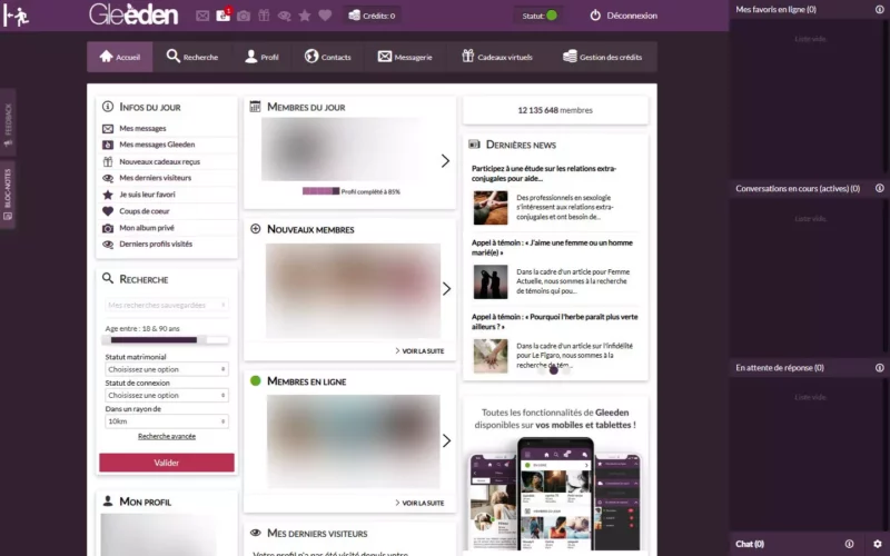 Gleeden.com membres