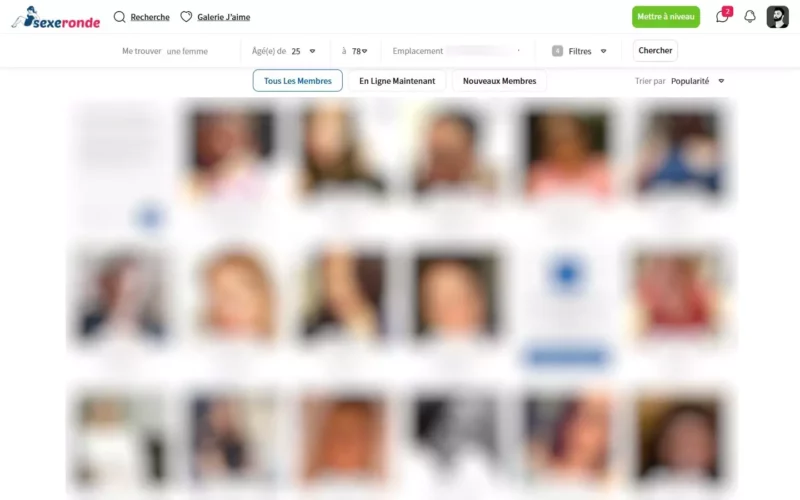 SexeRonde.com membres