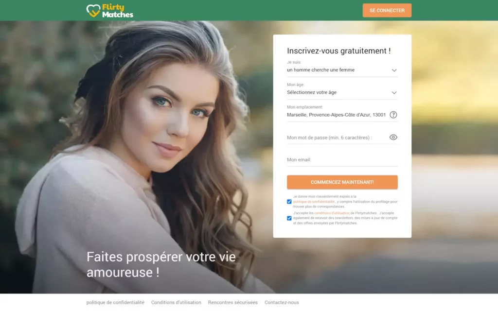 Evaluation FlirtyMatches.com Arnaque