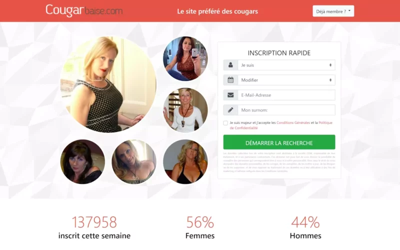 Evaluation CougarBaise.com Arnaque