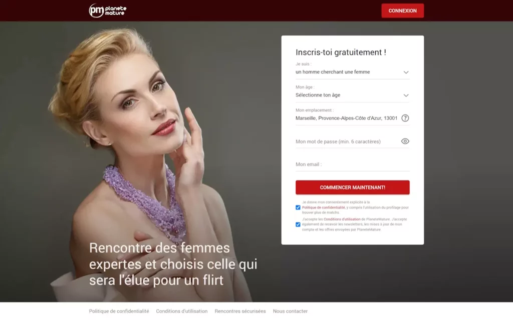 Evaluation PlaneteMature.com Arnaque