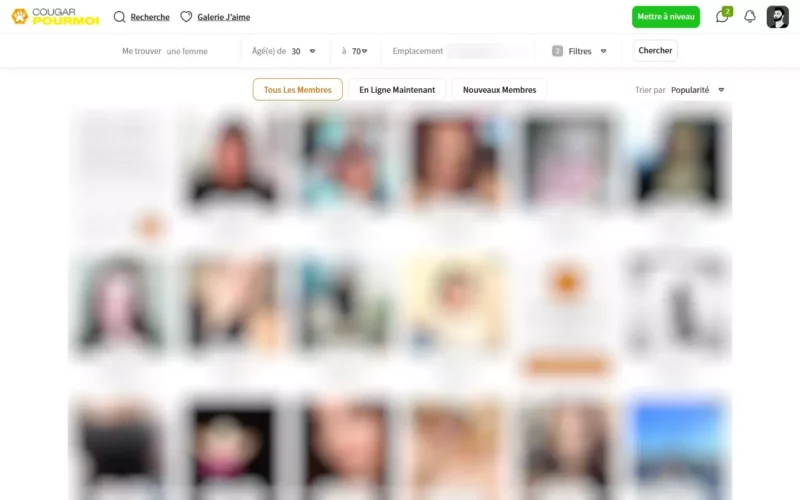 CougarPourMoi.com membres