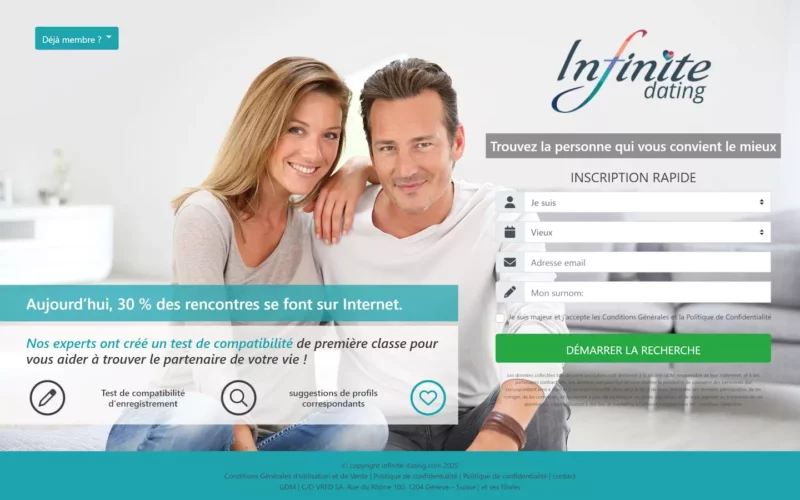 Evaluation Infinite Dating.com Arnaque