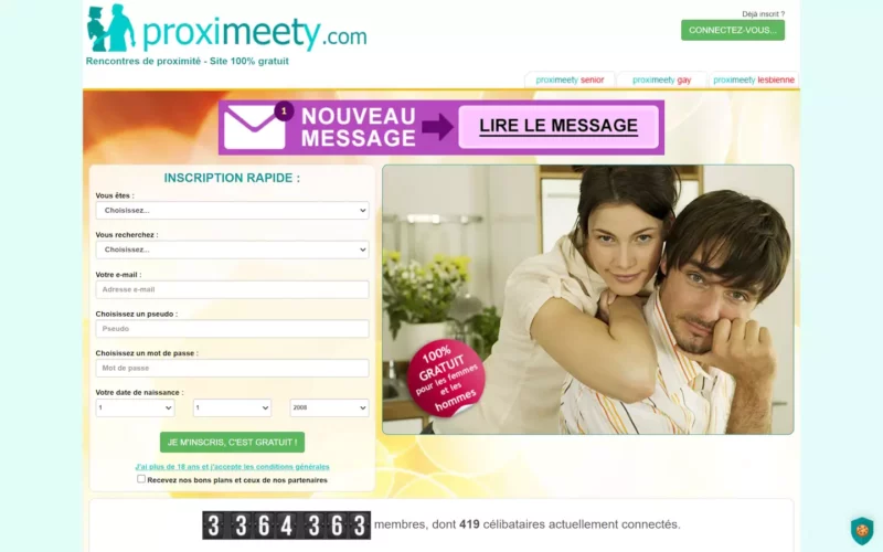 Evaluation ProxiMeety.com Arnaque