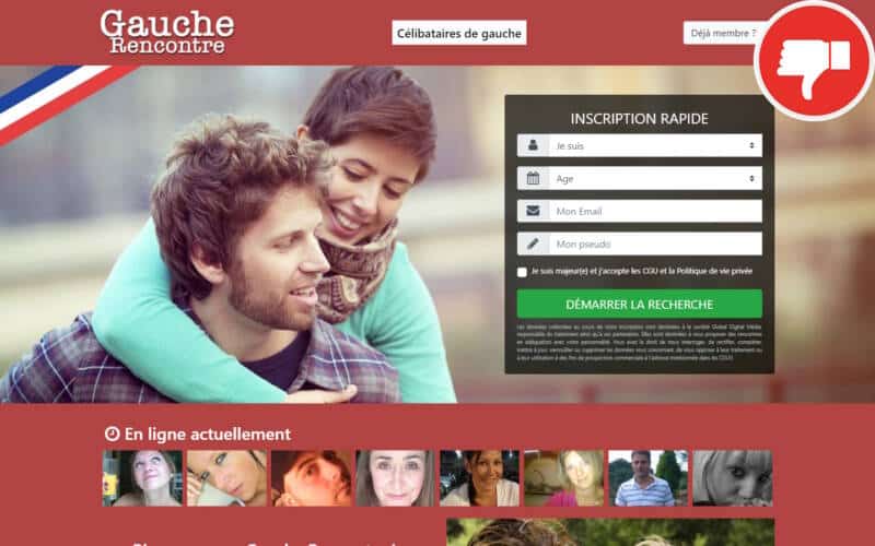 Evaluation Gauche-Rencontre.com Arnaque