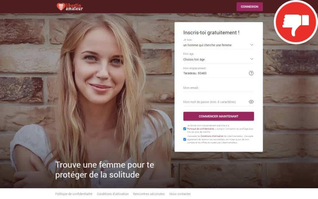 Evaluation LibertinAmateur.com Arnaque