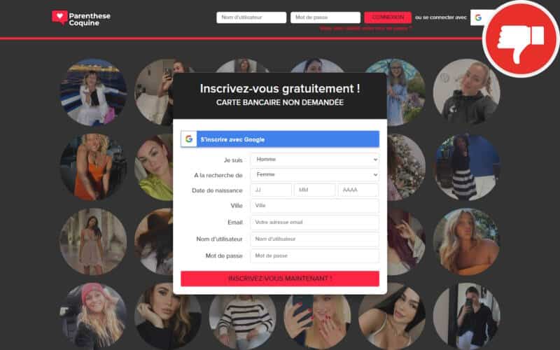 Evaluation ParentheseCoquine.com Arnaque