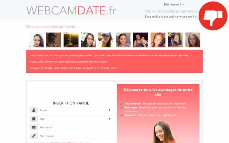Evaluation WebcamDate.fr Arnaque
