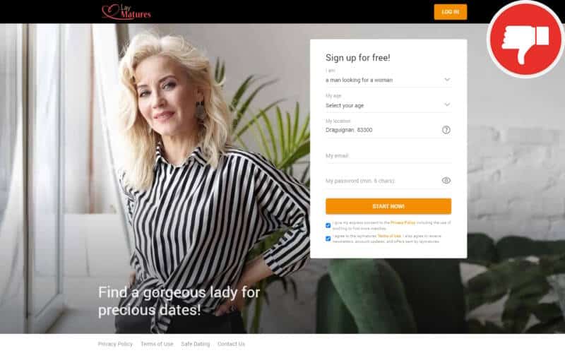 Evaluation LayMatures.com Arnaque