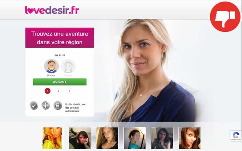 Evaluation LoveDesir.fr Arnaque