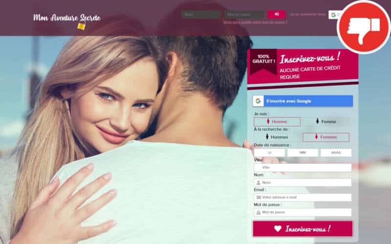 Evaluation MonAventureSecrete.com Arnaque