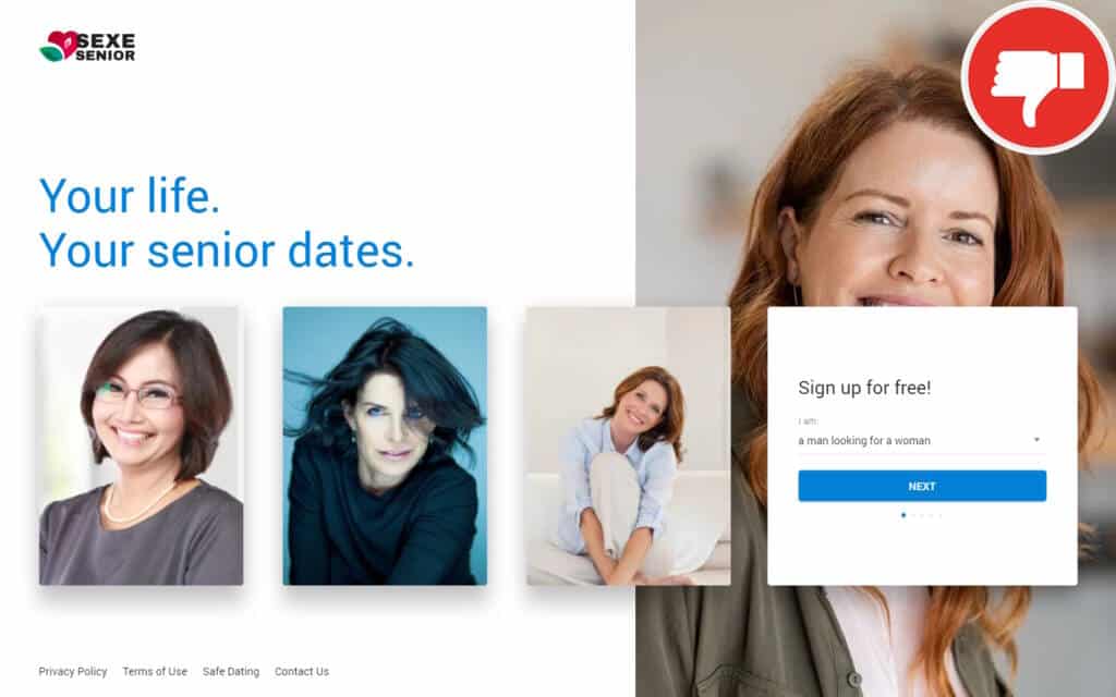 Evaluation SexeSenior.com Arnaque