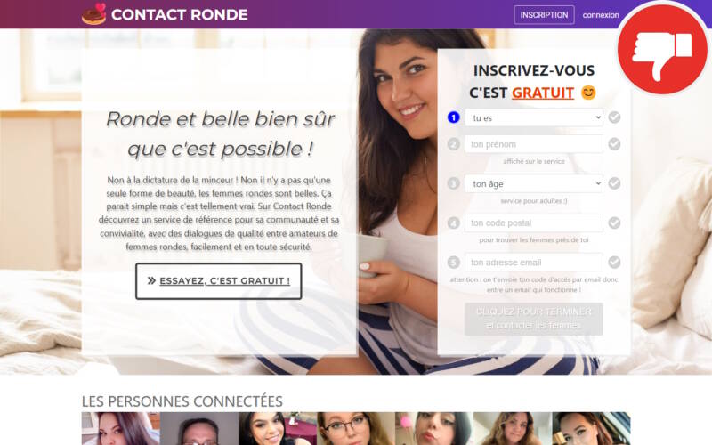 Evaluation ContactRonde.com Arnaque
