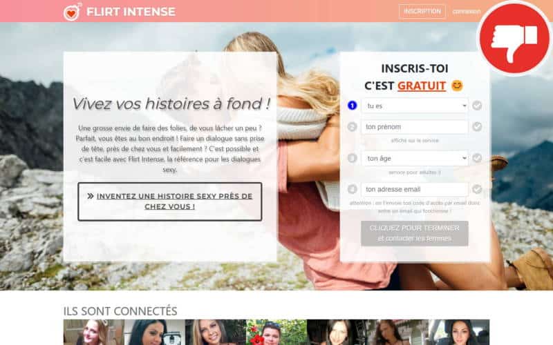 Evaluation FlirtIntense.com Arnaque