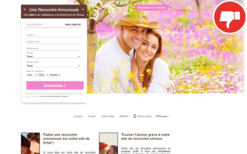 Evaluation UneRencontreAmoureuse.com Arnaque