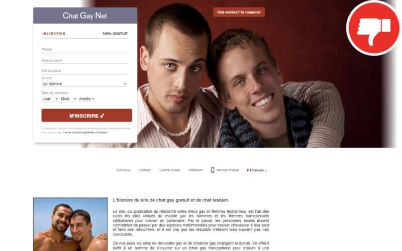 Evaluation ChatGayNet.com Arnaque