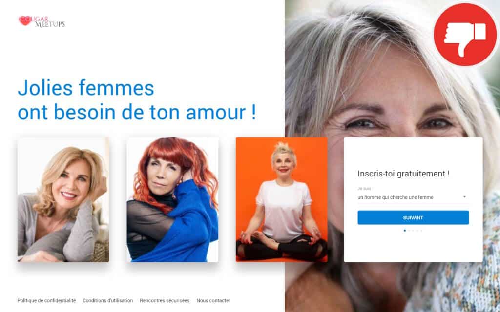 Evaluation CougarMeetups.com Arnaque
