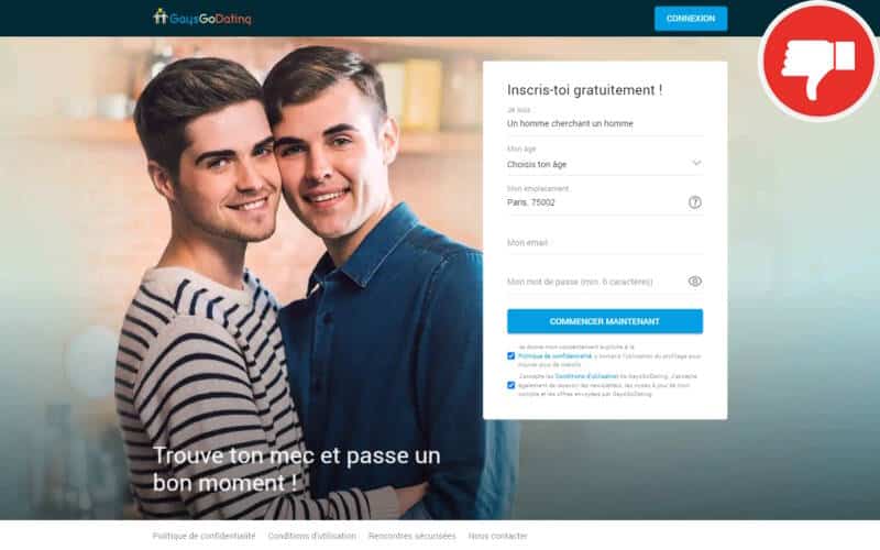 Evaluation GaysGoDating.com Arnaque