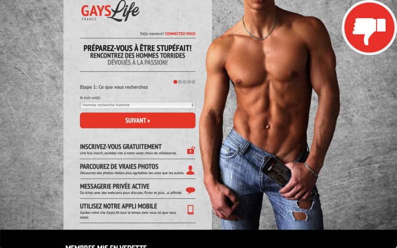 Evaluation GaysLife.com Arnaque