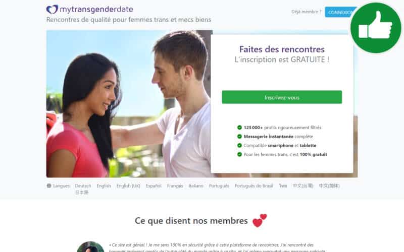 Evaluation MyTransgenderDate.com Arnaque