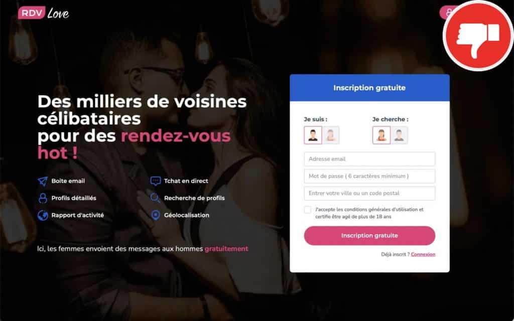 Evaluation RDV-Love.com Arnaque
