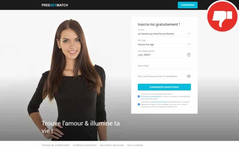 Evaluation FreeSexMatch.com Arnaque