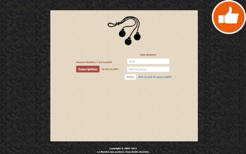 Evaluation MarcheAuxEsclaves.com Arnaque