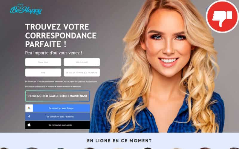 Evaluation BeHappy2Day.com Arnaque