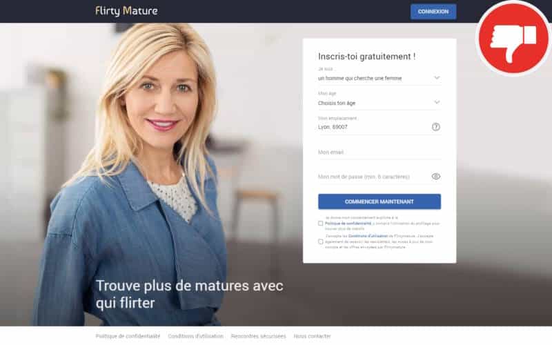 Evaluation FlirtyMature.com Arnaque