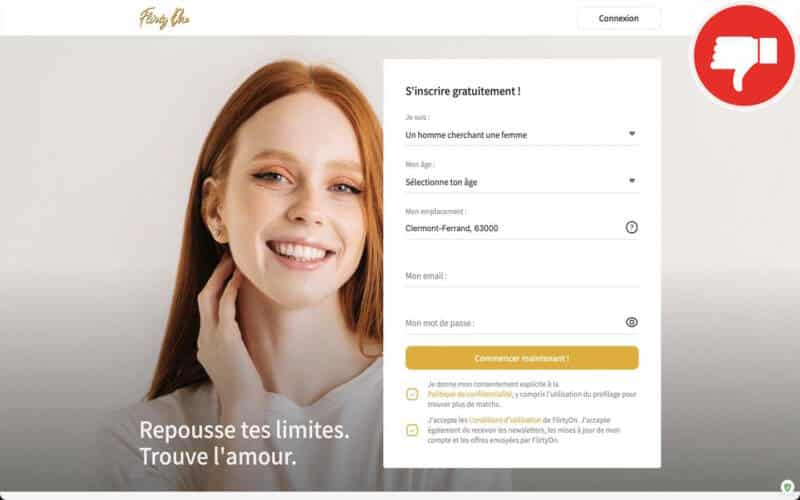 Evaluation FlirtyOn.com Arnaque