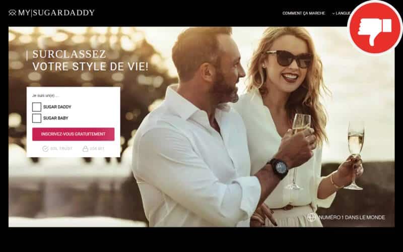 Evaluation MySugarDaddy.fr Arnaque