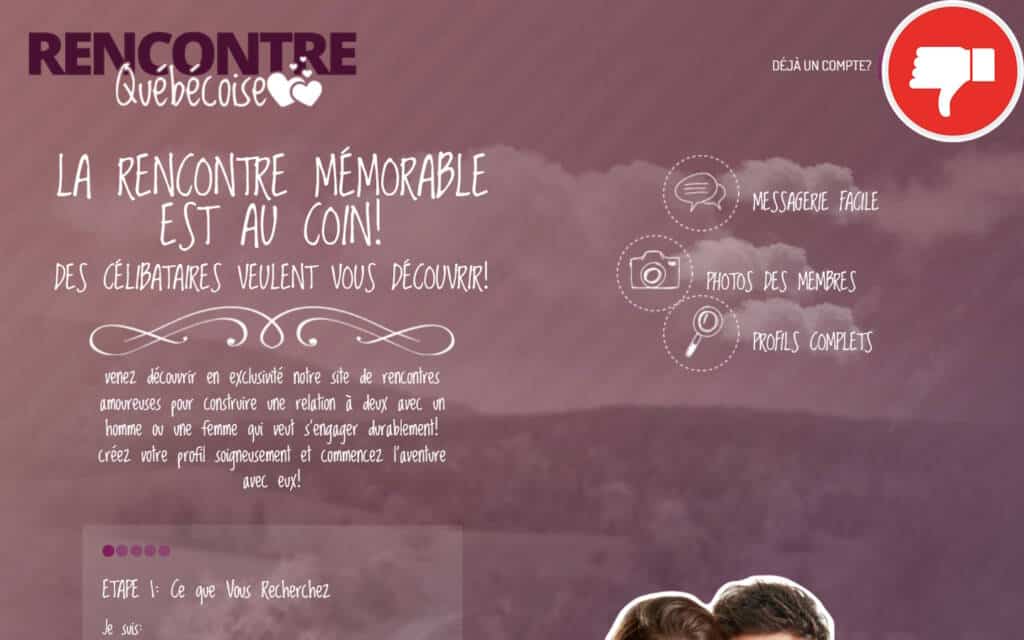 Evaluation RencontreQuebecoise.net Arnaque