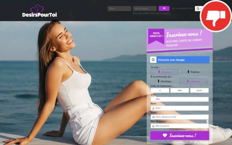 Evaluation DesirsPourToi.com Arnaque
