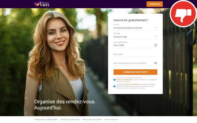 Evaluation AmourTimes.com Arnaque