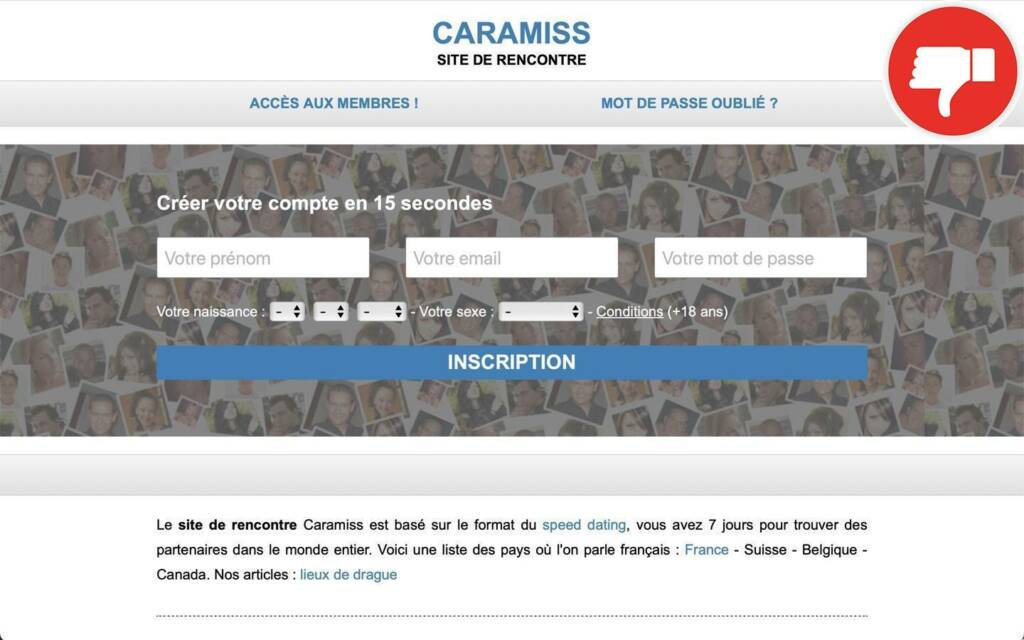 Evaluation Caramiss.com Arnaque