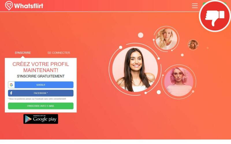 Evaluation WhatsFlirt.com Arnaque