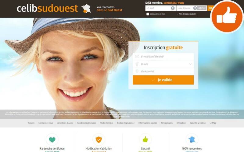 Evaluation CelibSudOuest.com Arnaque