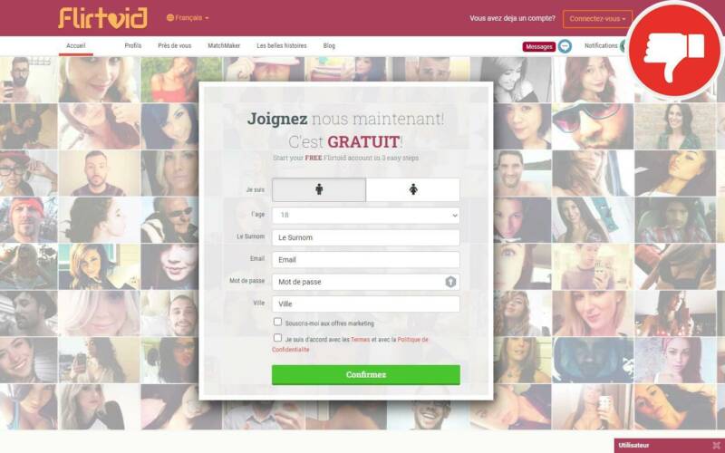 Evaluation Flirtoid.com Arnaque
