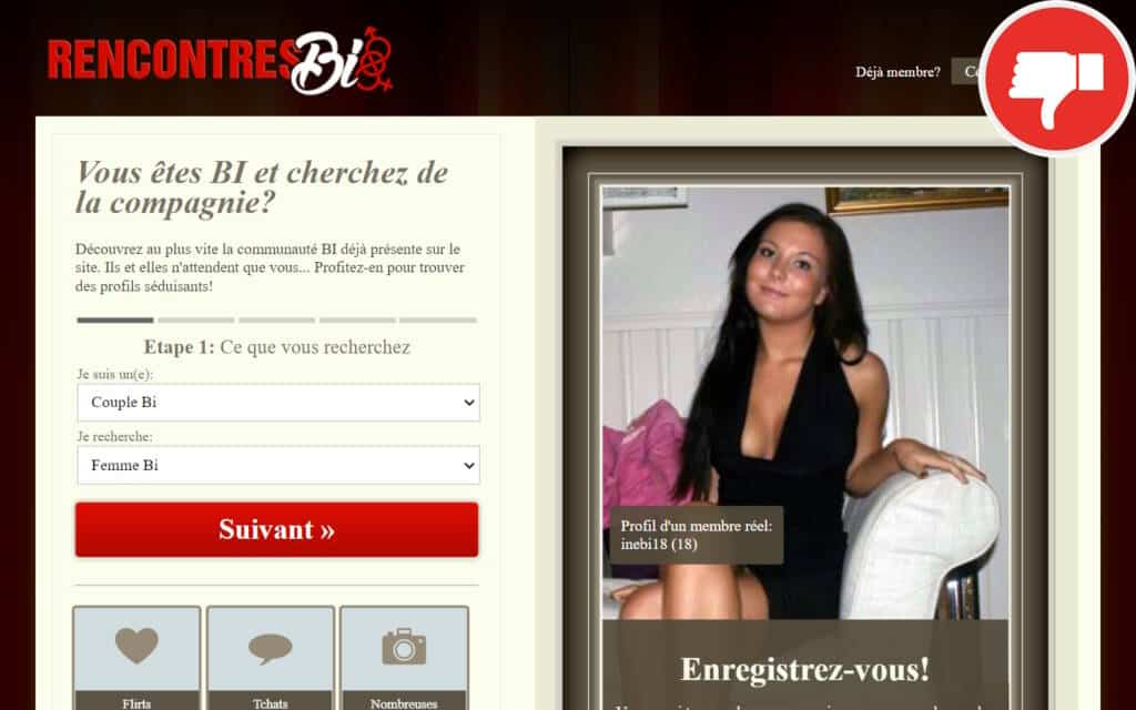 Evaluation RencontresBi.fr Arnaque