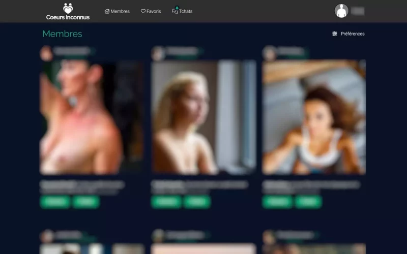 CoeursInconnus.com membres