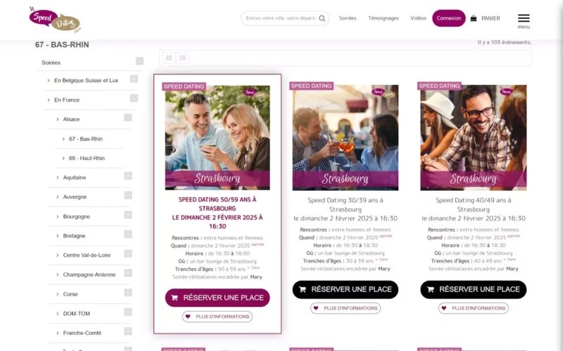 LeSpeedDating.com soirees