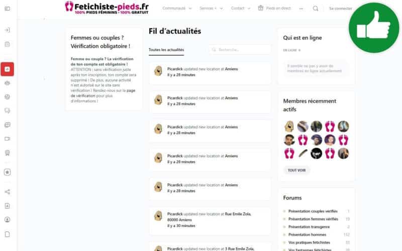 Evaluation Fetichiste-Pieds.fr Arnaque