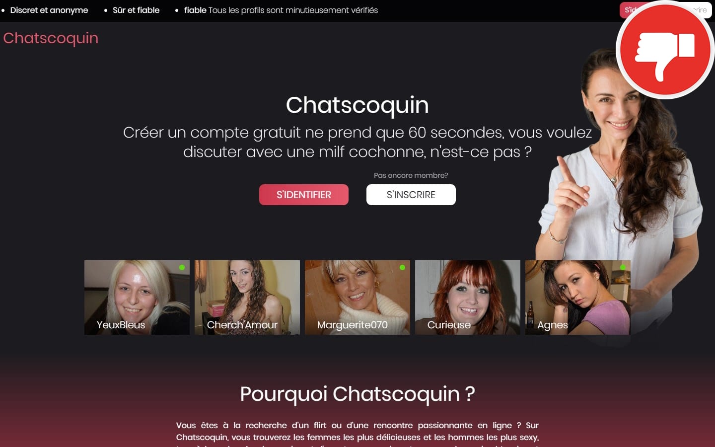 Evaluation ChatsCoquin.be Arnaque